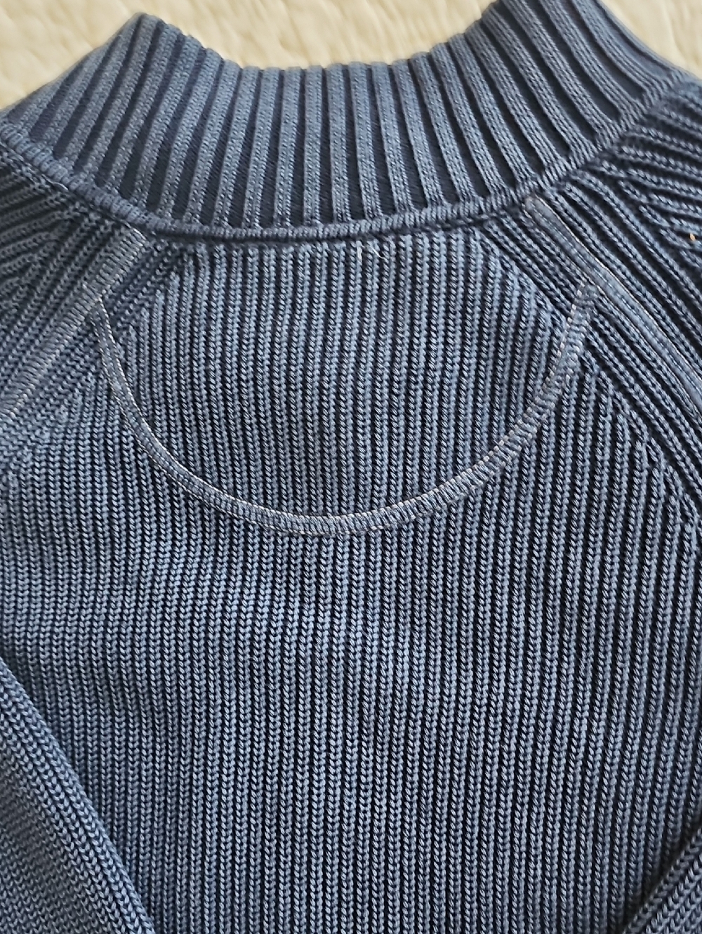 Tommy Bahama Men's Large Full Zip Ribbed Knit Sweater Jacket EUC - Picture 8 of 14